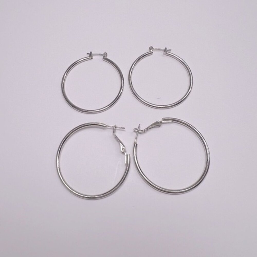 Silver Hoop earrings